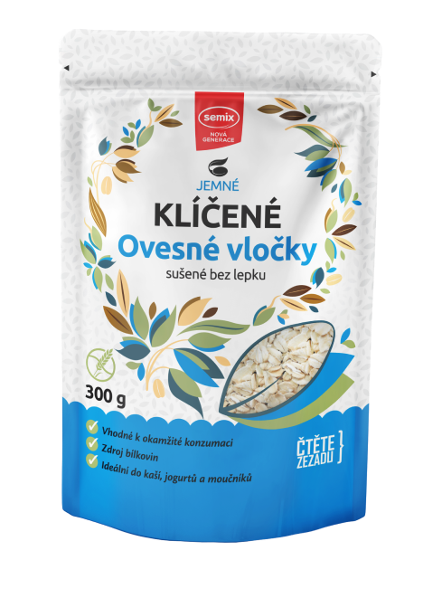 Klicene ovesne vlocky | Sprouted oat flakes